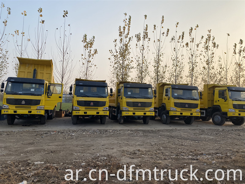 6X4 refurbished dump trucks (3)_